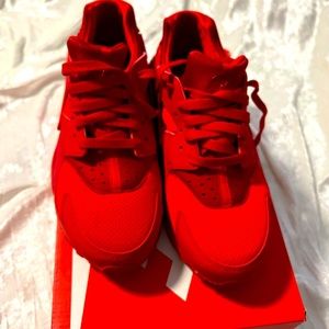 Nike red Huarache's